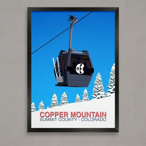 Copper Mountain ski poster