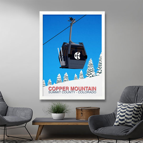 Copper Mountain ski poster