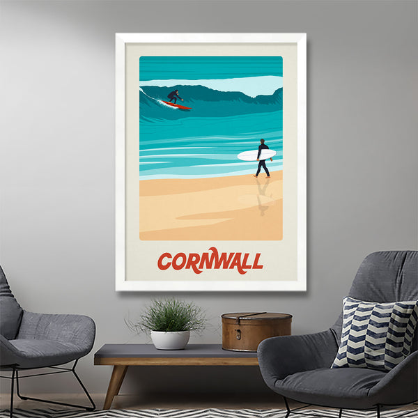 Cornwall Surf Poster