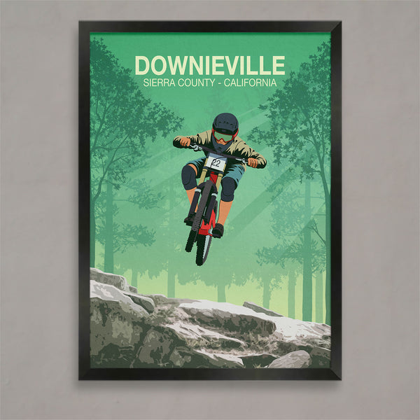 Downieville Mountain Bike Poster