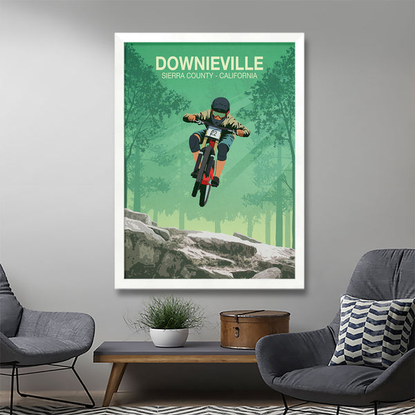 Downieville Mountain Bike Poster
