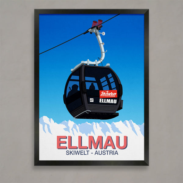 Ellmau ski poster