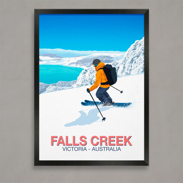 Falls Creek ski poster