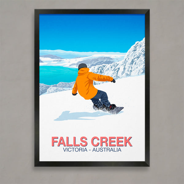 Falls Creek snowboard poster