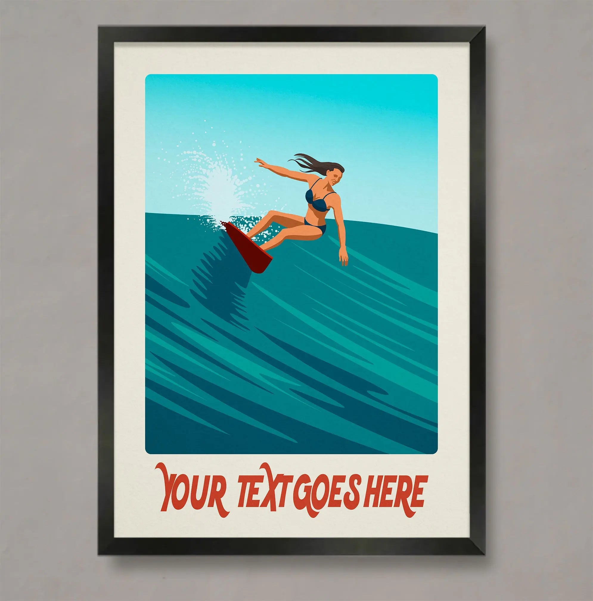 サーフィン・ボディボード Peter Webb Art Exhibition art poster