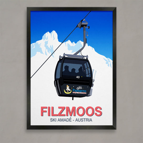 Filzmoos ski poster