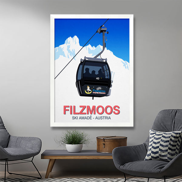 Filzmoos ski poster