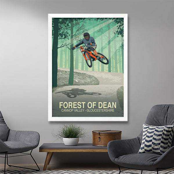 Forest of Dean Mountain Bike Poster