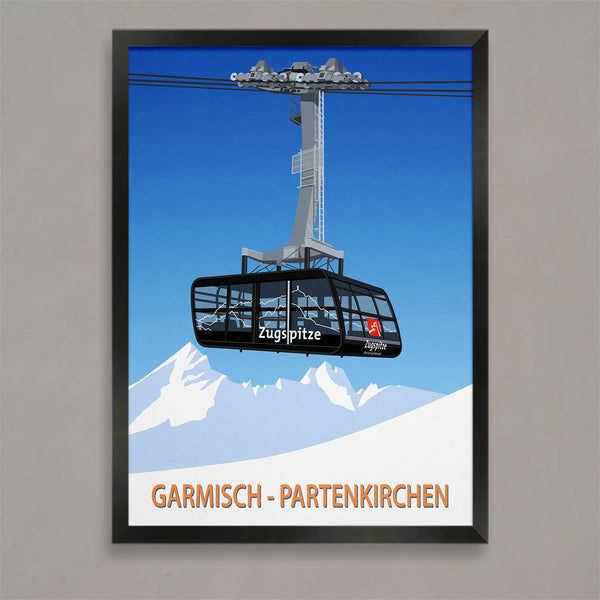 Affiche de ski de Garmisch
