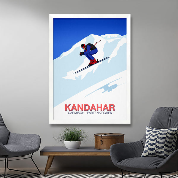 Affiche de la course de ski alpin de Garmisch