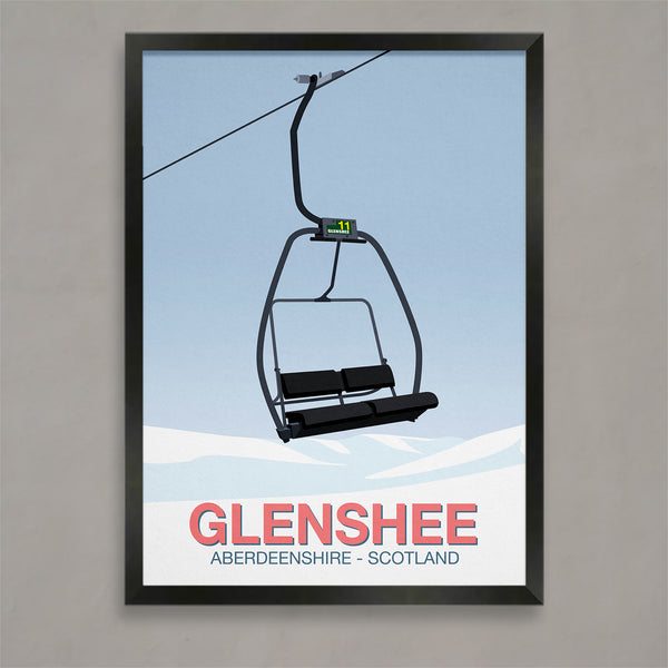 Glenshee ski poster