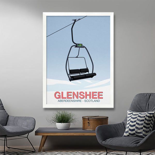 Glenshee ski poster