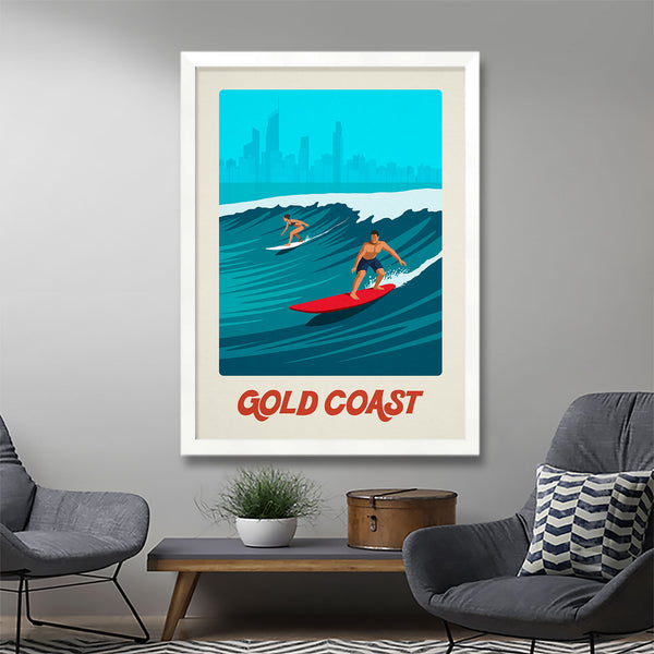 Gold Coast Surf Poster