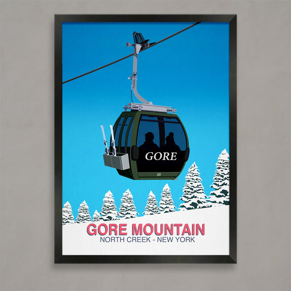 Gore Mountain ski poster