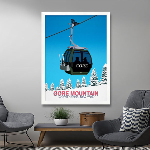 Gore Mountain ski poster