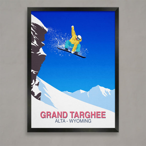 Grand Targhee snowboard poster