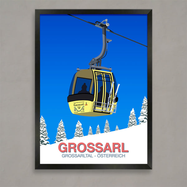 Grossarl ski poster