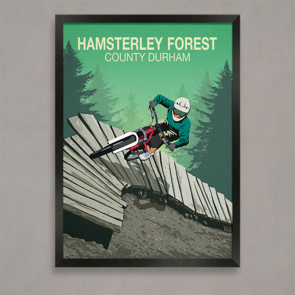 Hamsterley Forest Mountain Bike Poster
