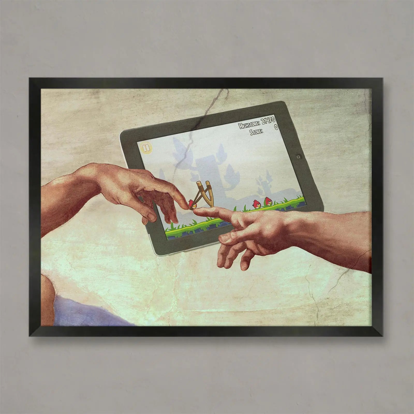 Hand of God art print Ski Poster & Art Prints Shop Online Steve