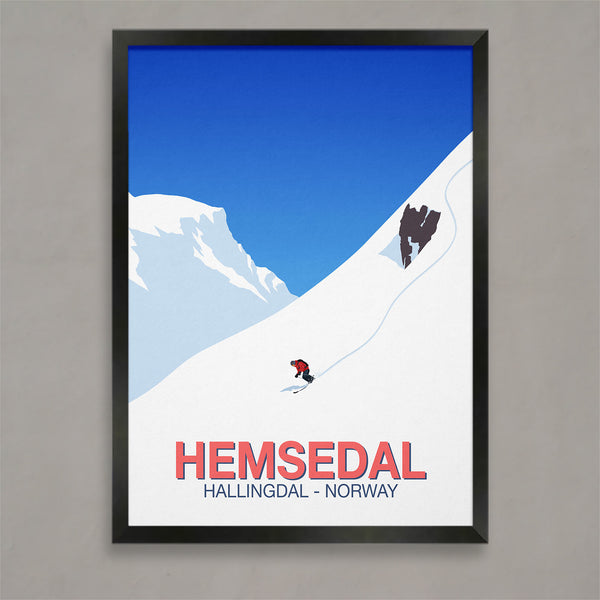 Hemsedal ski poster