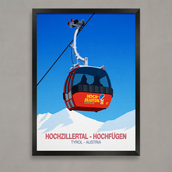 Hochzillertal-Hochfugen ski poster