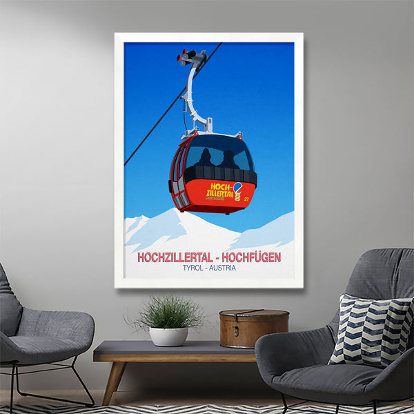 Hochzillertal-Hochfugen ski poster