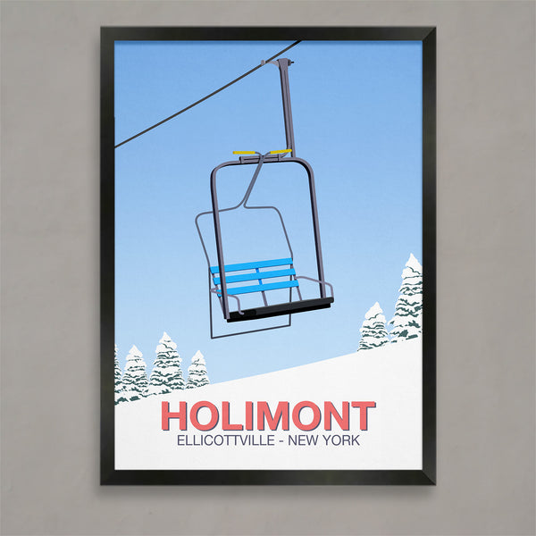 Holimont ski poster