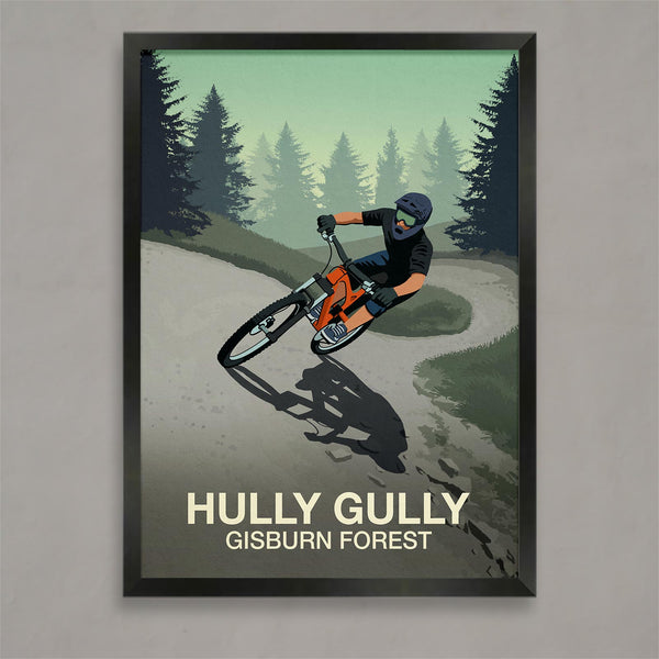Hully Gully Mountain Bike Poster