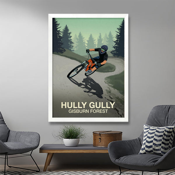 Hully Gully Mountain Bike Poster