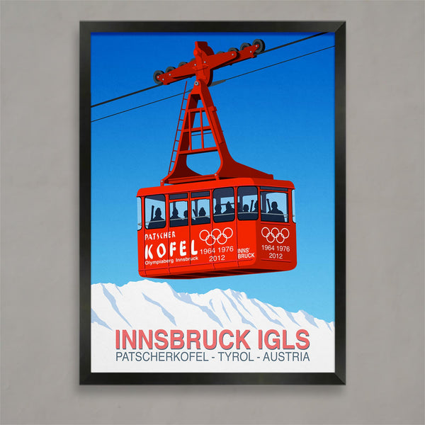 Innsbruck ski poster