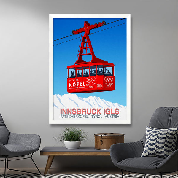 Innsbruck ski poster