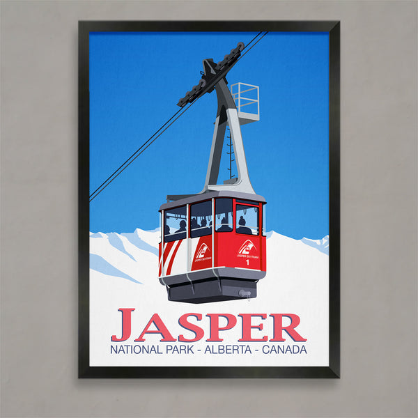 Jasper ski poster