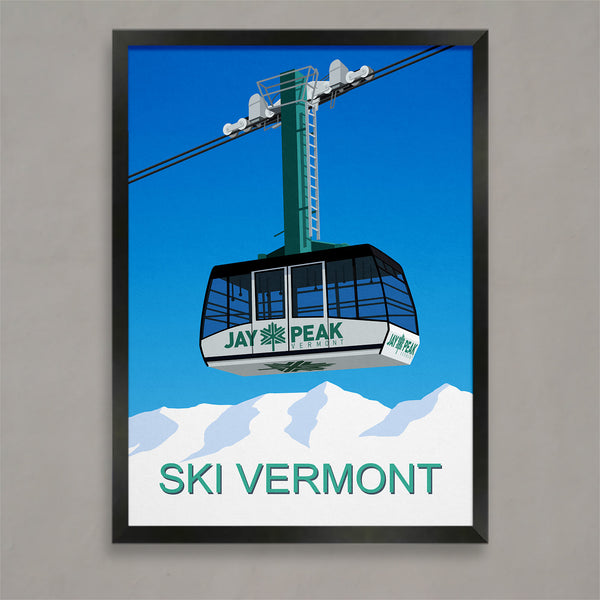 Jay Peak ski poster