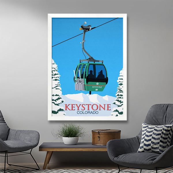 Keystone ski poster