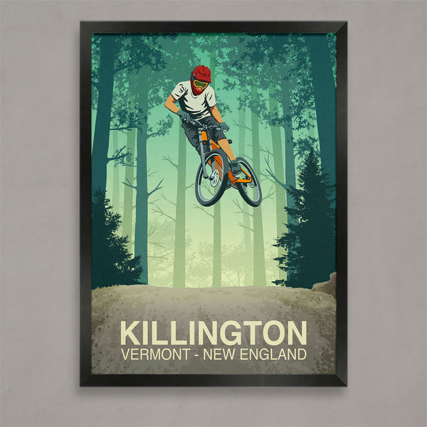Killington Mountain Bike Poster