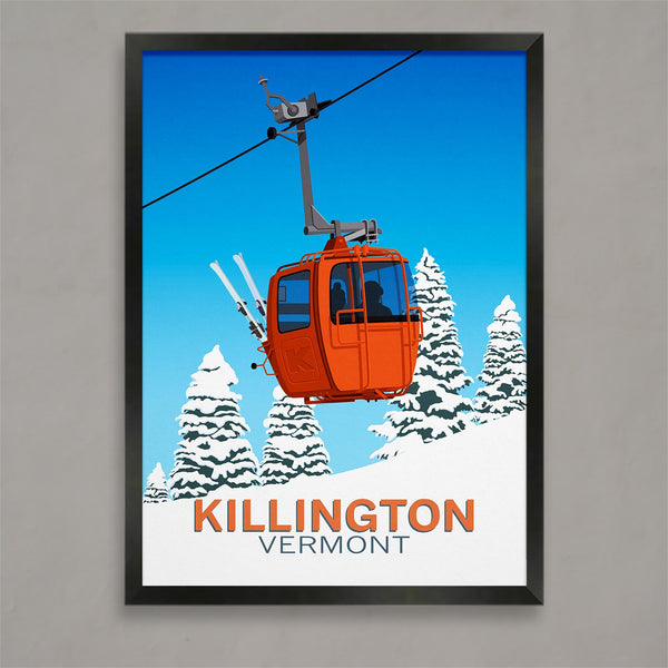 Killington vintage ski poster