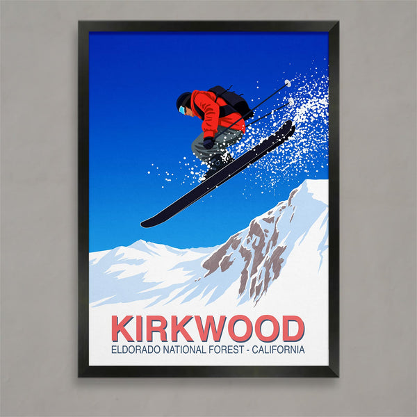 Kirkwood ski poster