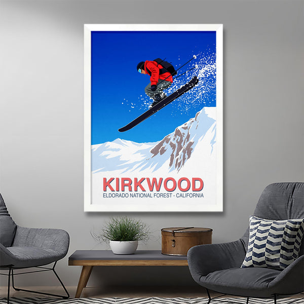Kirkwood ski poster