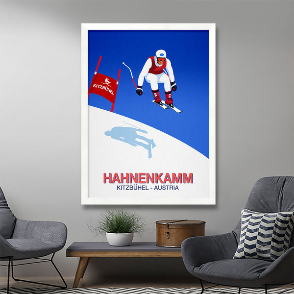 Affiche de la course de ski alpin de Kitzbühel