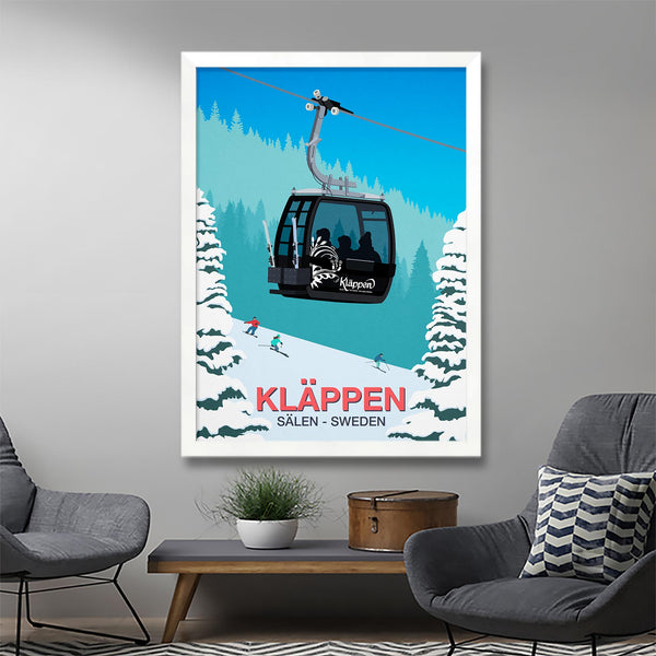 Klappen ski poster