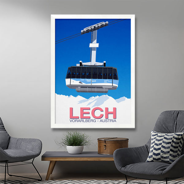Lech ski poster