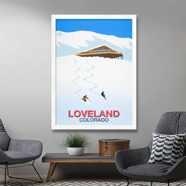 Loveland ski resort poster