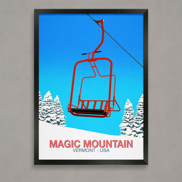 Magic Mountain ski poster