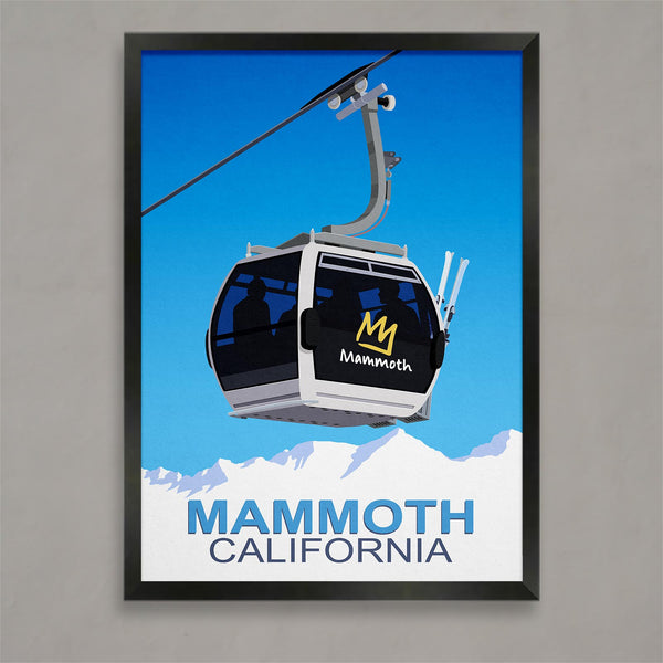Affiche de ski mammouth