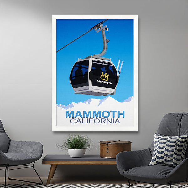 Affiche de ski mammouth