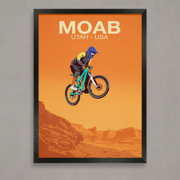 Vélo de montagne Moab Poster