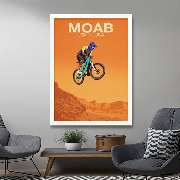 Moab Mountain Bike Poster