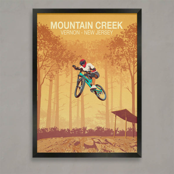 Vélo Mountain Creek Poster