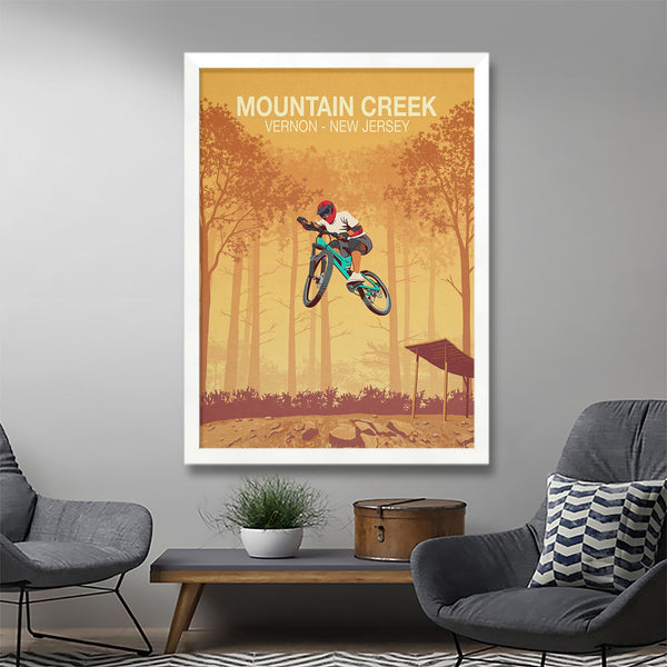 Mountain Creek Bike Poster