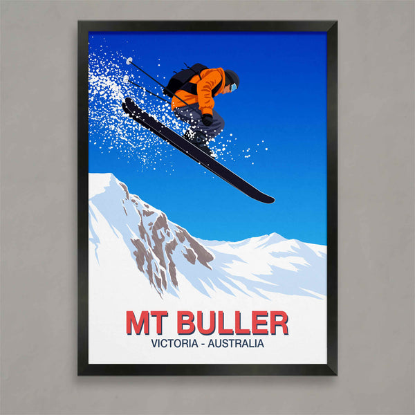 Affiche de ski du Mont Buller